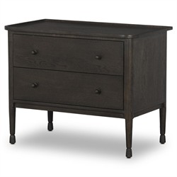 Franny Espresso Oak Nightstand|