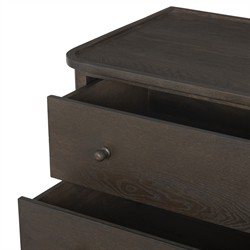 Franny Espresso Oak Nightstand|
