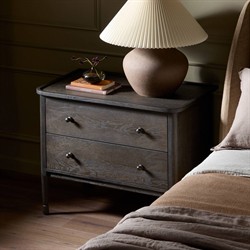 Franny Espresso Oak Nightstand|