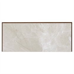 Alaine Updated Traditional Grey Marble Dark Brown Walnut Wood Bachelor Chest|