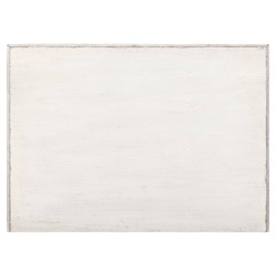 Sharise Coastal Beach White Wood Nightstand|