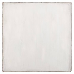 Steph French Country White Maple Wood Square Side Table|