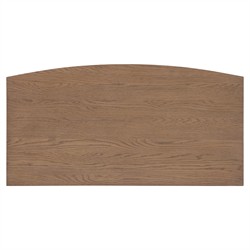 Amleto Modern Classic Brown Oak Wavy Bachelor Chest|