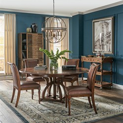 Quinn Updated Traditional Black Granite Brown Walnut Bar Cart|