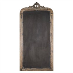 Helix Traditional Antique Dark Brown Mango Wood Full Length Floor Mirror|