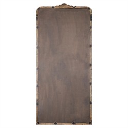 Alessia Traditional Black Mango Wood Full Length Floor Mirror|