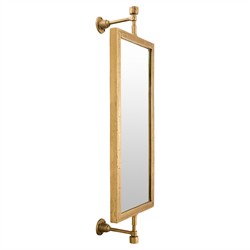 Ronin Traditional Gold Metal Wall Mirror - 42"|
