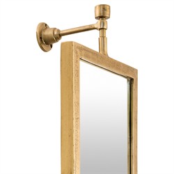 Ronin Traditional Gold Metal Wall Mirror - 42"|