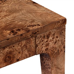 Marlo Modern Classic Dark Burl Side Table|