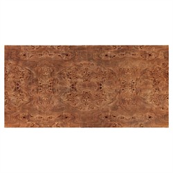 Marlo Modern Classic Dark Burl Dining Table - 72"|