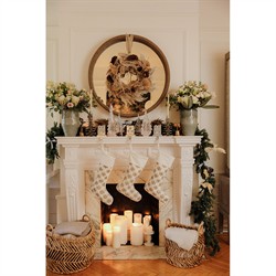 Pigeon and Poodle Olivia Coastal Natural Woven Water Hyacinth Floor Basket - Set of 2|