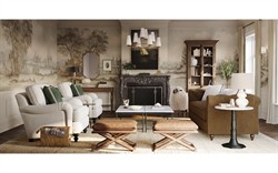 Rosehill Mocha Mist Performance Velvet Sofa - 88"|