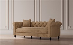 Rosehill Mocha Mist Performance Velvet Sofa - 88"|
