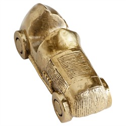 Leon Updated Traditional Aged Brass Iron Automobile Sculpture|