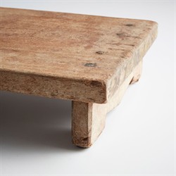 Finn French Country Brown Wood Decorative Tray|