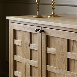 Constance Rustic Lodge Brown Oak Media Console - 66"|