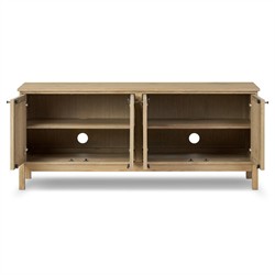 Constance Rustic Lodge Brown Oak Media Console - 66"|