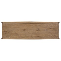 Genesis Updated Traditional Weathered Oak Media Cabinet - 64"|