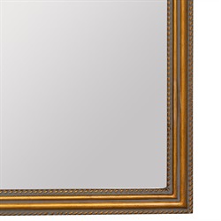 Madara Traditional Antique Gold Frame Arched Floor Mirror|