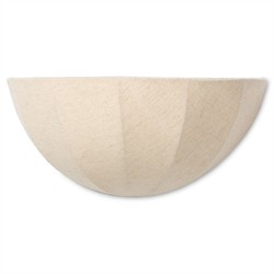 Tegan Updated Traditional Tan Linen Shade Sconce|