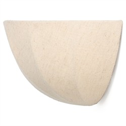 Tegan Updated Traditional Tan Linen Shade Sconce|