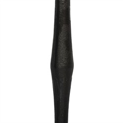 Isabelle Updated Traditional Black Iron Scalloped Shade Table Lamp|