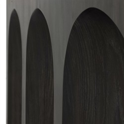 Arlee Modern Classic Black Oak Wood Console Table|