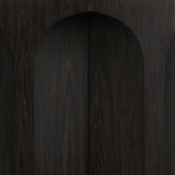 Arlee Modern Classic Black Oak Wood Console Table|