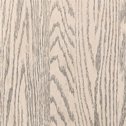 Ivan Updated Traditional White Oak Wood Arched Bookcase|