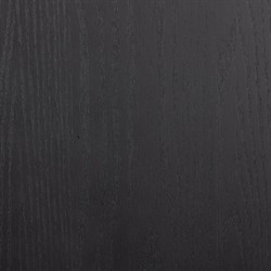 Ivan Updated Traditional Brown Black Oak Wood Arched Bookcase|