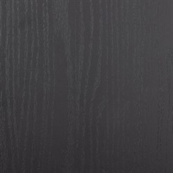 Ivan Updated Traditional Black Oak Wood Arched Bookcase|