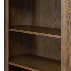 Mars Modern Classic Brown Oak Wood Bookcase|