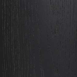 Mars Modern Classic Black Oak Wood Bookcase|