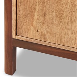 Rissa Modern Classic Brown Acacia Wood Bookcase|