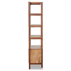 Rissa Modern Classic Brown Acacia Wood Bookcase|
