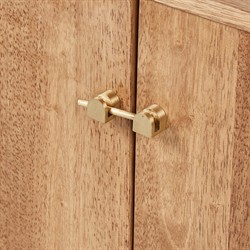 Rissa Modern Classic Brown Acacia Wood Bookcase|