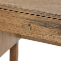 Rissa Modern Classic Brown Acacia Wood Desk|