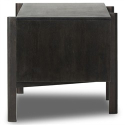 Rissa Modern Classic Black Acacia Wood Desk|