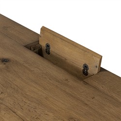 Lalaine Modern Classic Brown Oak Wood Desk|