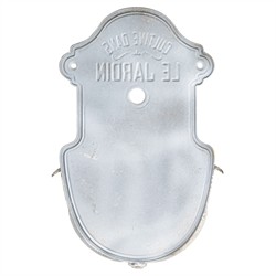 Noemi French Country Distressed White Iron Wall Mounted Planter|