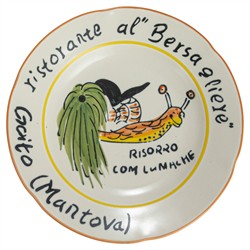 Coraline Coastal Multicolor Stoneware Hotel Restaurant Plate - Set of 12|