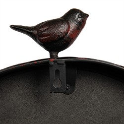 Callum Updated Traditional Antique Bronze Iron Bird Wall Clock|