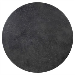 Sage Modern Classic Black Textured Concrete Outdoor Dining Table - 48"|