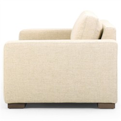 Samira Modern Classic Cream Performance Sofa - 86"|