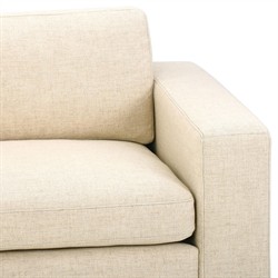 Samira Modern Classic Cream Performance Sofa - 86"|