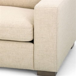 Samira Modern Classic Cream Performance Sofa - 86"|