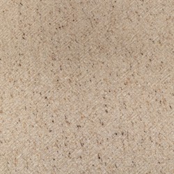 Xander Rustic Lodge Brown Woven Cane Taupe Linen Wood Arm Chair|