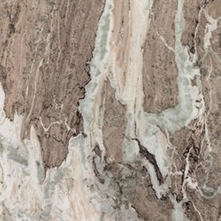 Kian Modern Classic Grey Marble Antique Brass Nightstand|