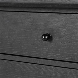 Gavin Rustic Black Oak Rectangular Kitchen Island - 118"W|