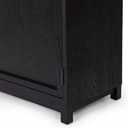 Clarence Modern Classic Black Oak Display Case|